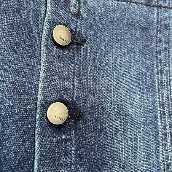 Tractr Girls Denim Skirt Frayed hem size M - Picture 2 of 6